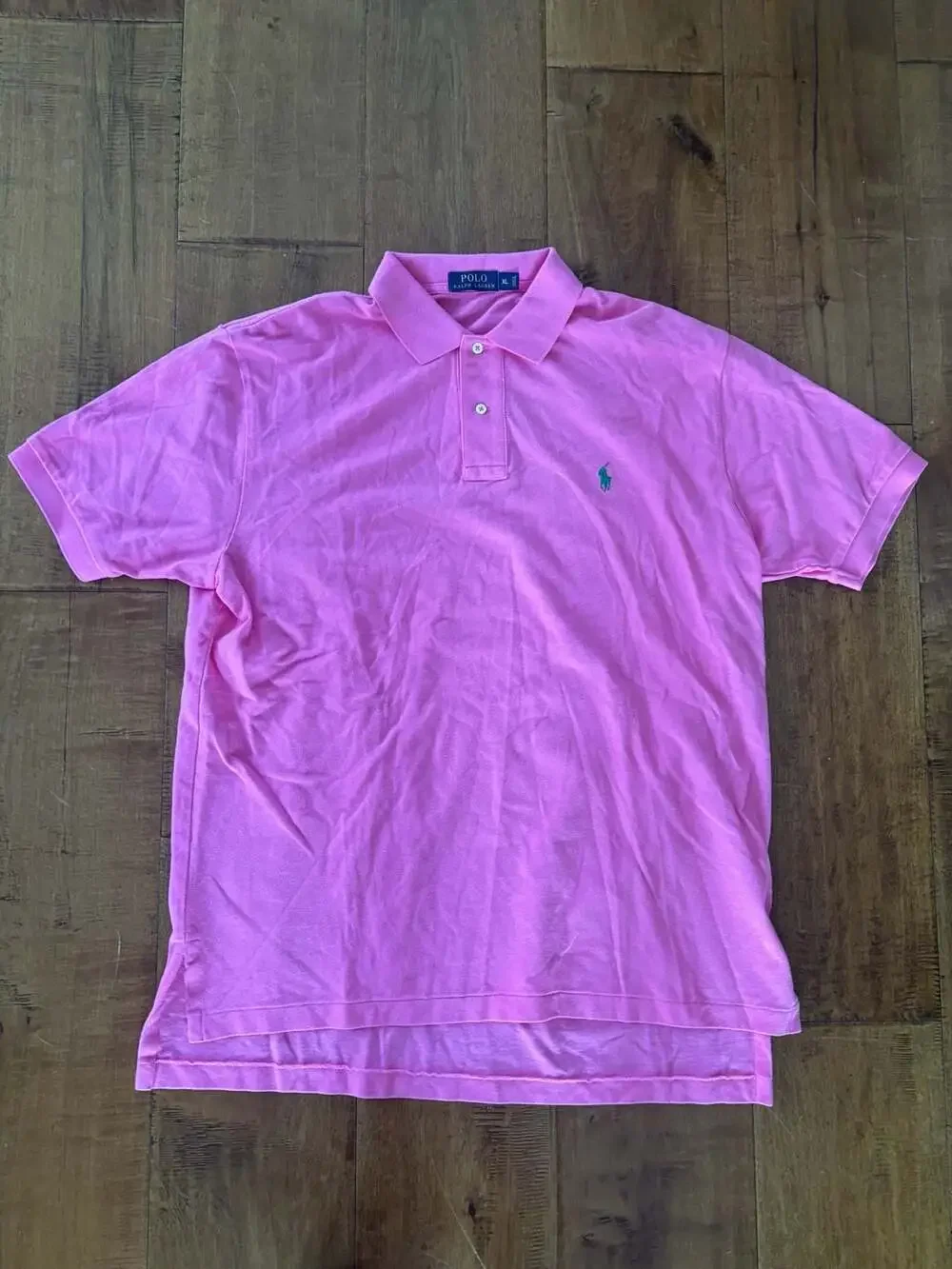 Polo Ralph Lauren Men's Classic Fit Short Sleeve Pique Polo Shirt Pink Size XL